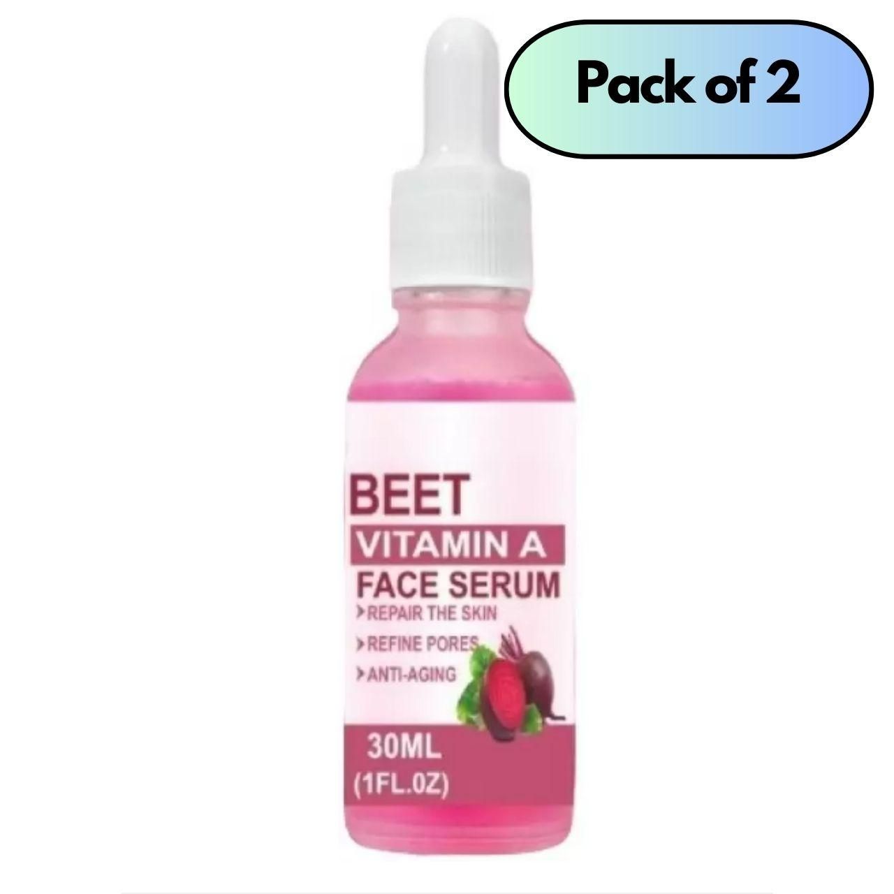 Beet Vitamin A Face Serum 60ml Pack of 2