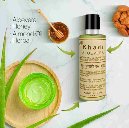 Khadi Herbal Alovera Shampoo With Conditioner