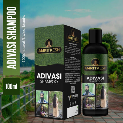 Amritkesh Adivasi Shampoo 100ml - Unleash the Power of Nature