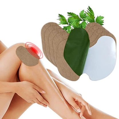 4beauty Therapy Herbal Knee Plaster Sticker Pain Relief and Inflammation Patches Joint Knee Relief Patches Kit Natural Wormwood Extract Sticker Knee Pain Relief Patches For Men Women Pack Of (10)