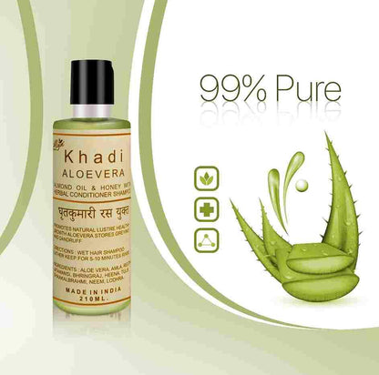 Khadi Herbal Alovera Shampoo With Conditioner